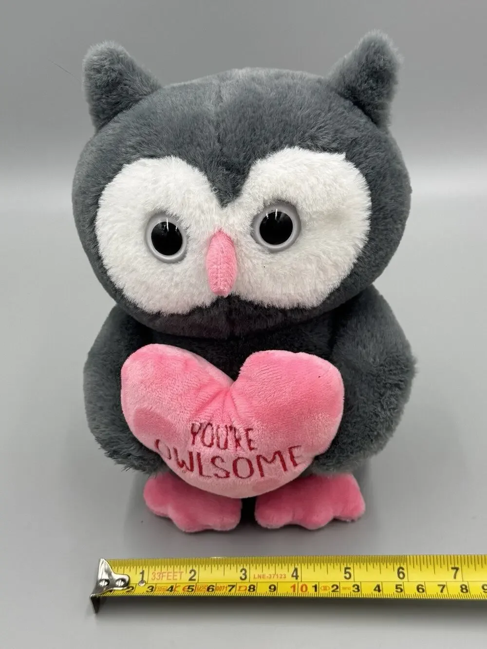 Adorable Owl Plush Holding Pillow You’re Owlsome 9” Stuffed Animal Wild Hippo